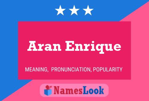 ملصق اسم Aran Enrique