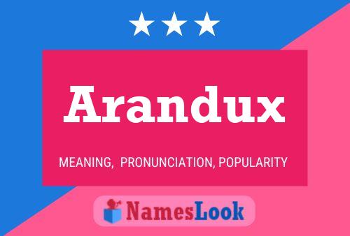 ملصق اسم Arandux