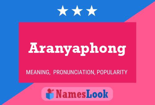 ملصق اسم Aranyaphong