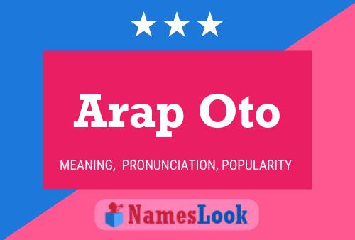 ملصق اسم Arap Oto