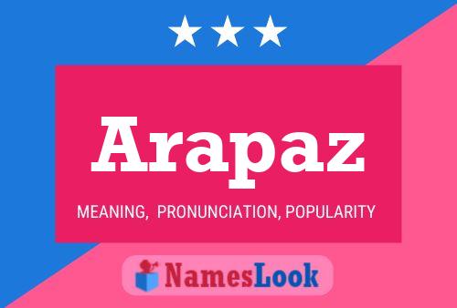 ملصق اسم Arapaz