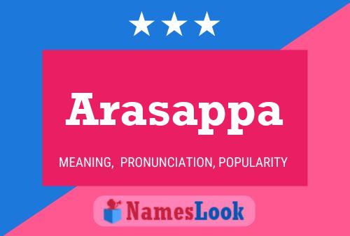 ملصق اسم Arasappa