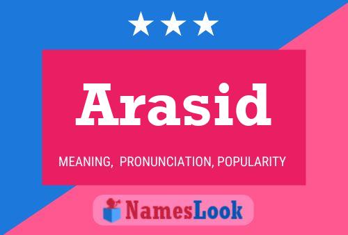 ملصق اسم Arasid