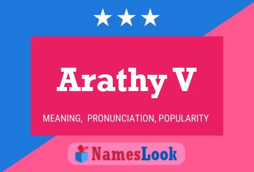 ملصق اسم Arathy V