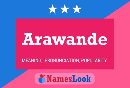 ملصق اسم Arawande