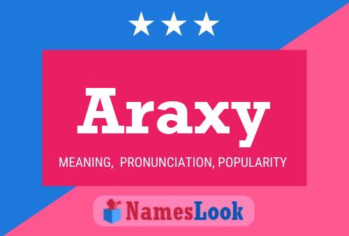 ملصق اسم Araxy