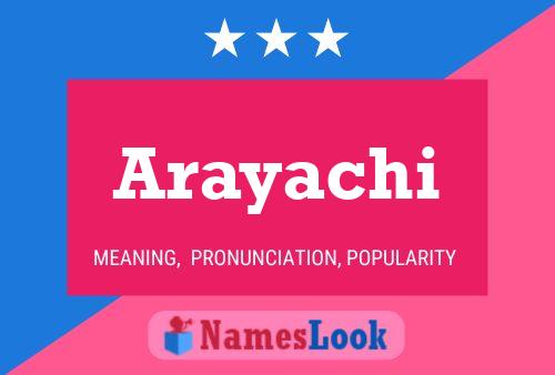 ملصق اسم Arayachi