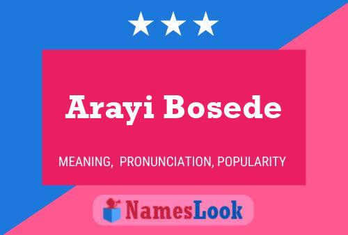 ملصق اسم Arayi Bosede