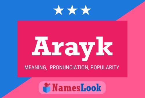 ملصق اسم Arayk