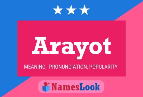 ملصق اسم Arayot