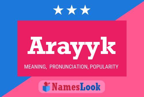 ملصق اسم Arayyk