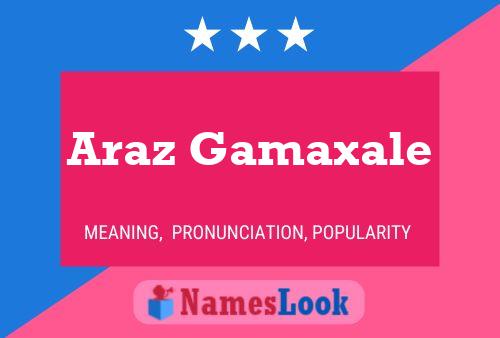 ملصق اسم Araz Gamaxale