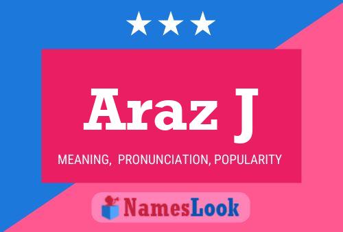 ملصق اسم Araz J