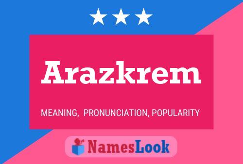 ملصق اسم Arazkrem