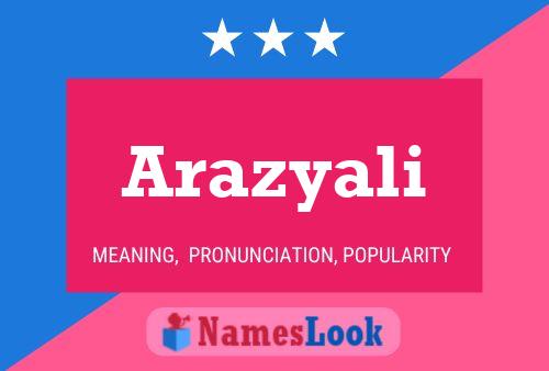 ملصق اسم Arazyali