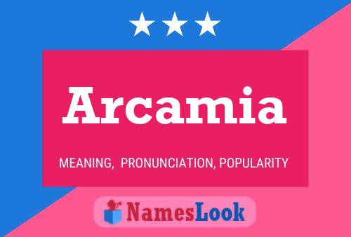 ملصق اسم Arcamia