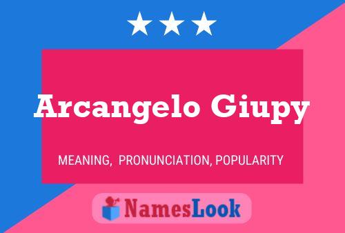 ملصق اسم Arcangelo Giupy