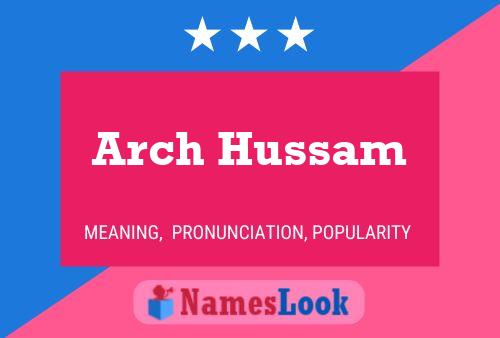 ملصق اسم Arch Hussam