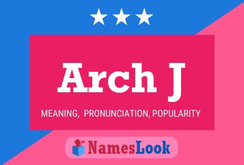 ملصق اسم Arch J