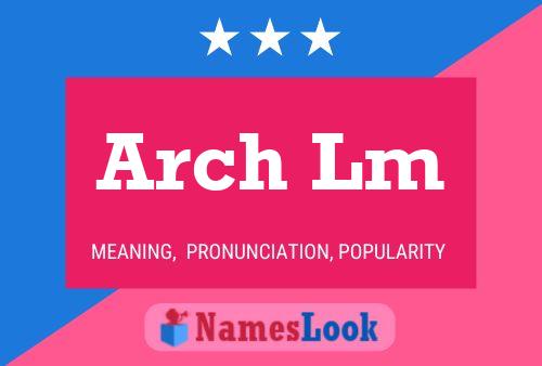 ملصق اسم Arch Lm