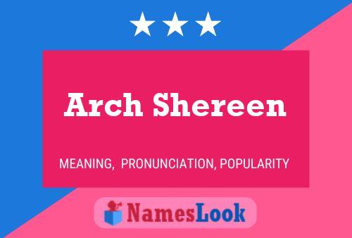 ملصق اسم Arch Shereen