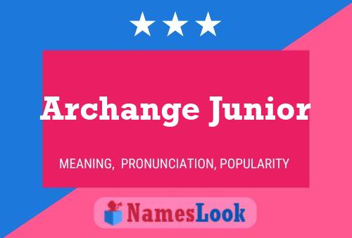 ملصق اسم Archange Junior