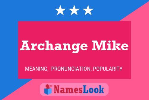 ملصق اسم Archange Mike