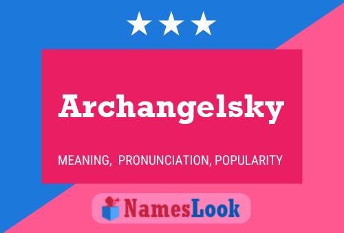 ملصق اسم Archangelsky