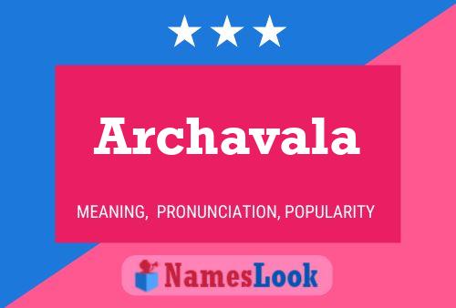 ملصق اسم Archavala