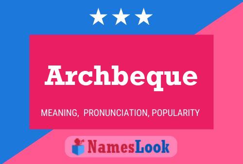 ملصق اسم Archbeque