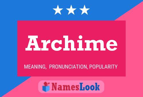 ملصق اسم Archime