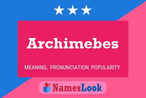 ملصق اسم Archimebes