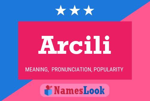 ملصق اسم Arcili