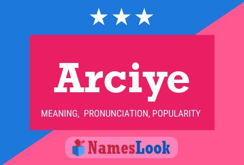 ملصق اسم Arciye