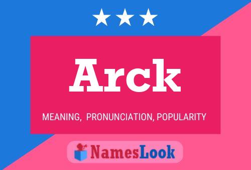 ملصق اسم Arck