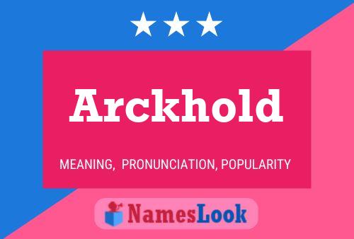 ملصق اسم Arckhold