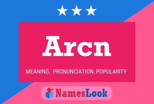 ملصق اسم Arcn