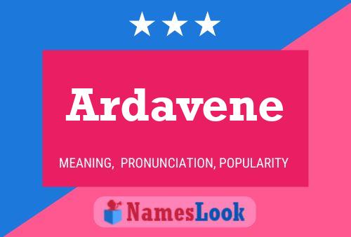 ملصق اسم Ardavene