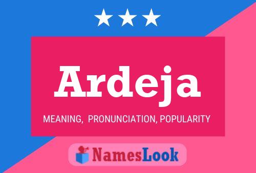 ملصق اسم Ardeja