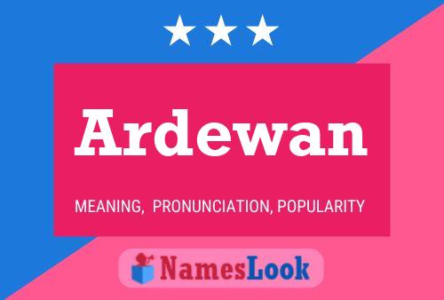 ملصق اسم Ardewan