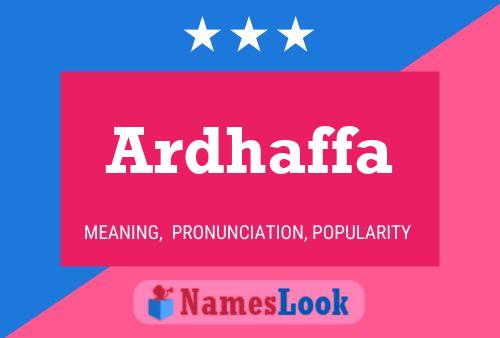 ملصق اسم Ardhaffa