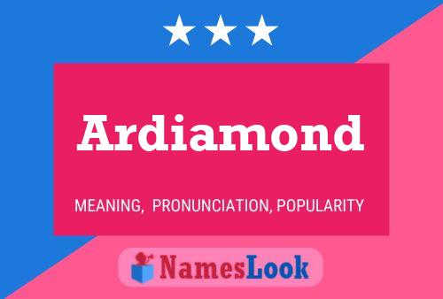 ملصق اسم Ardiamond