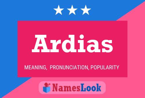 ملصق اسم Ardias