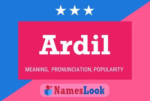 ملصق اسم Ardil