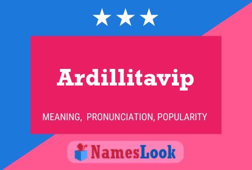 ملصق اسم Ardillitavip