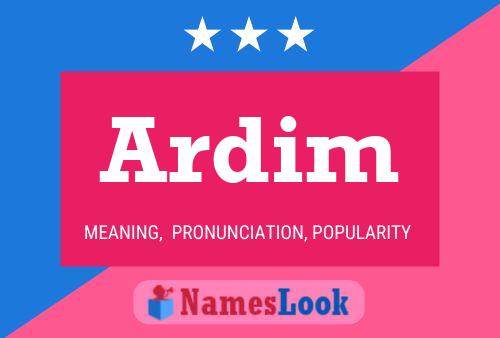 ملصق اسم Ardim