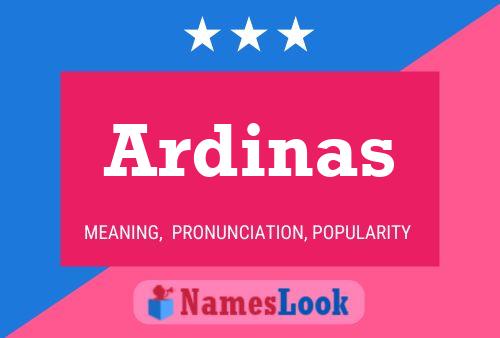 ملصق اسم Ardinas