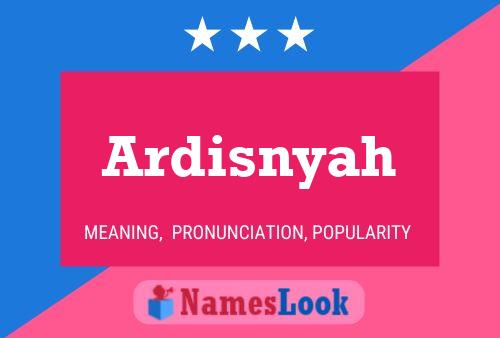 ملصق اسم Ardisnyah