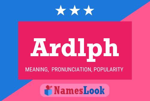 ملصق اسم Ardlph