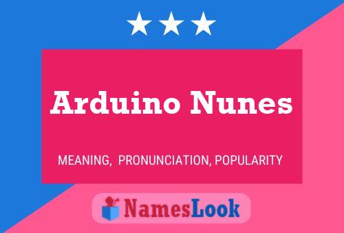 ملصق اسم Arduino Nunes